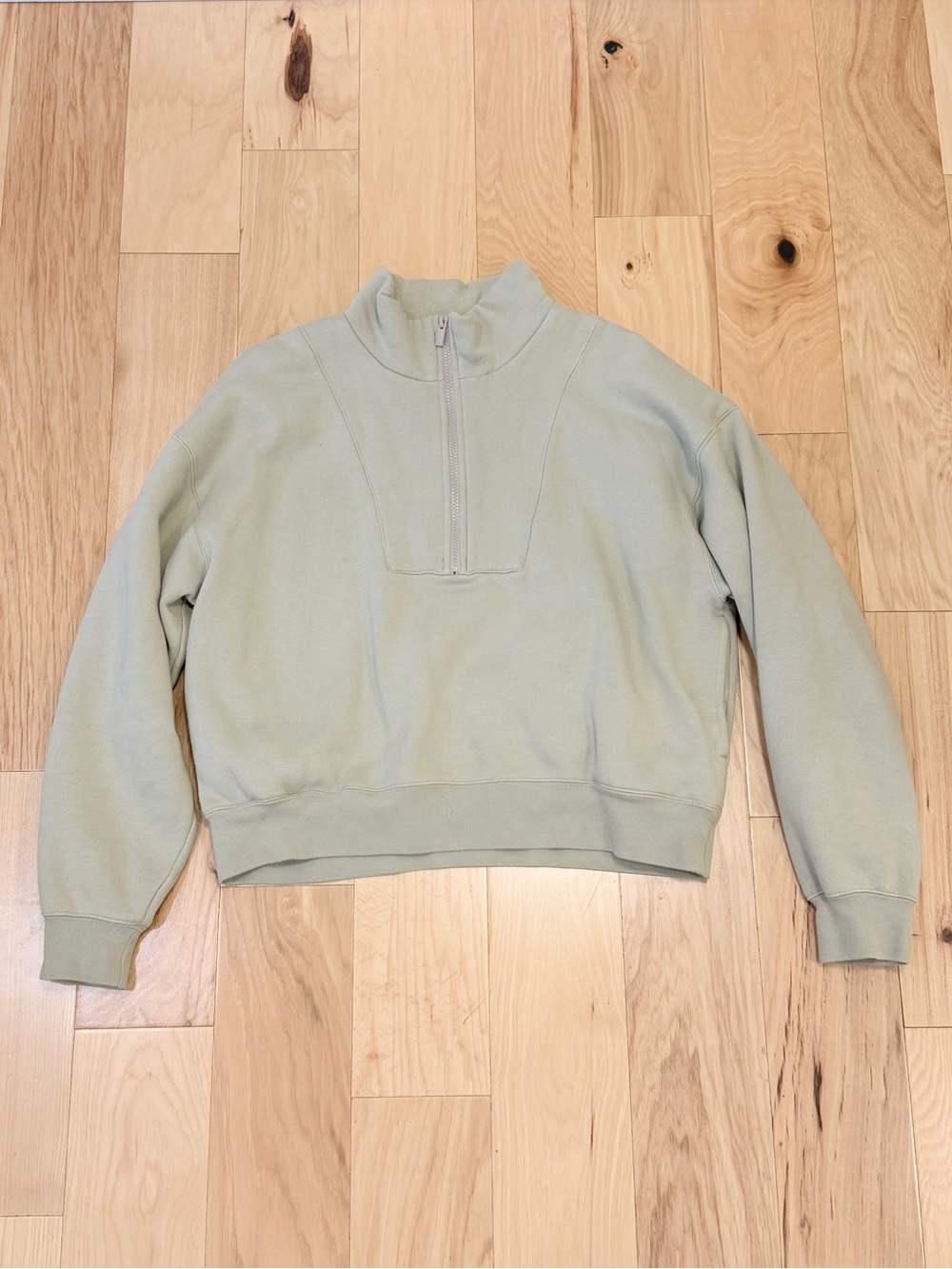 Essentials Fear of God Women’s Zip Front Funnel Neck 1/4 Zip Sweater Jumper